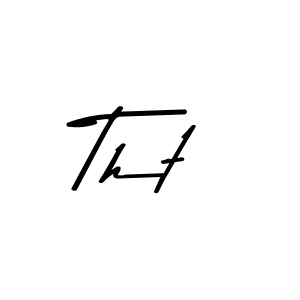 The best way (Asem Kandis PERSONAL USE) to make a short signature is to pick only two or three words in your name. The name Tht include a total of six letters. For converting this name. Tht signature style 9 images and pictures png