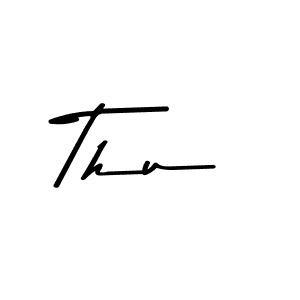 The best way (Asem Kandis PERSONAL USE) to make a short signature is to pick only two or three words in your name. The name Thu include a total of six letters. For converting this name. Thu signature style 9 images and pictures png