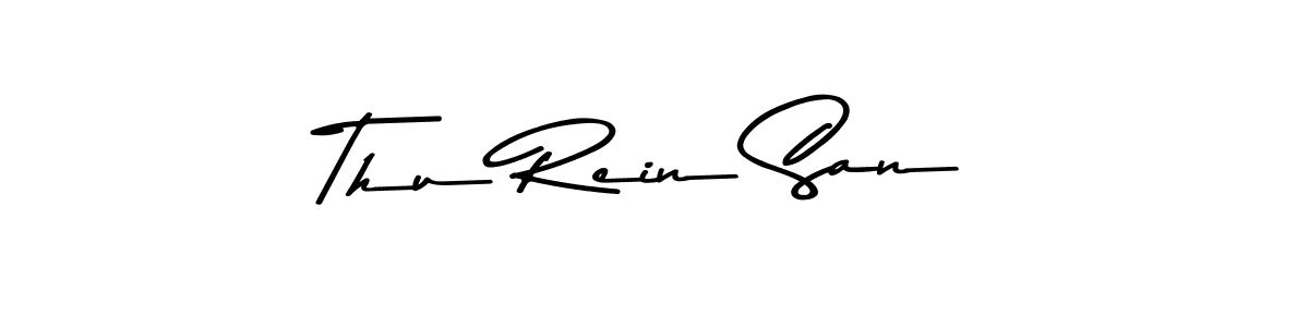 Make a beautiful signature design for name Thu Rein San. Use this online signature maker to create a handwritten signature for free. Thu Rein San signature style 9 images and pictures png