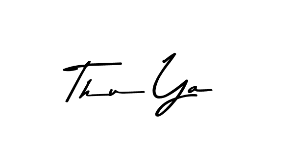 Design your own signature with our free online signature maker. With this signature software, you can create a handwritten (Asem Kandis PERSONAL USE) signature for name Thu Ya. Thu Ya signature style 9 images and pictures png