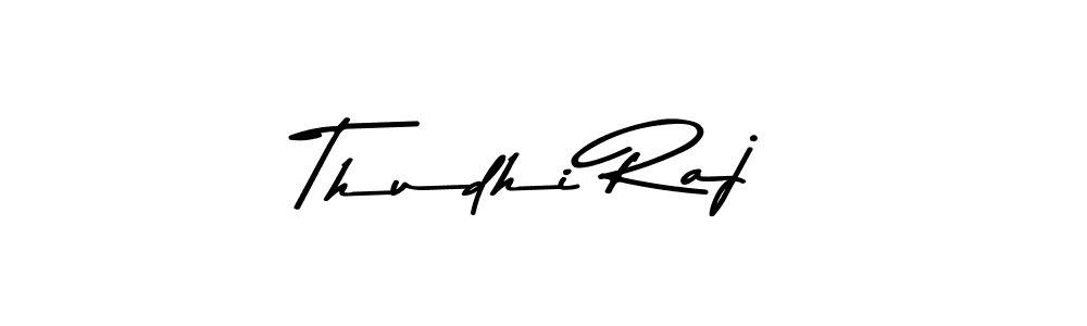 Make a beautiful signature design for name Thudhi Raj. With this signature (Asem Kandis PERSONAL USE) style, you can create a handwritten signature for free. Thudhi Raj signature style 9 images and pictures png