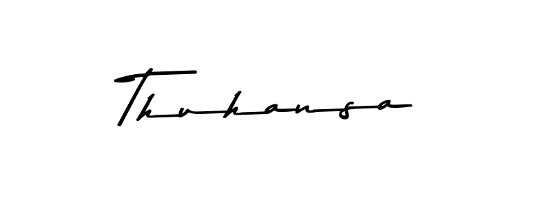 How to make Thuhansa signature? Asem Kandis PERSONAL USE is a professional autograph style. Create handwritten signature for Thuhansa name. Thuhansa signature style 9 images and pictures png