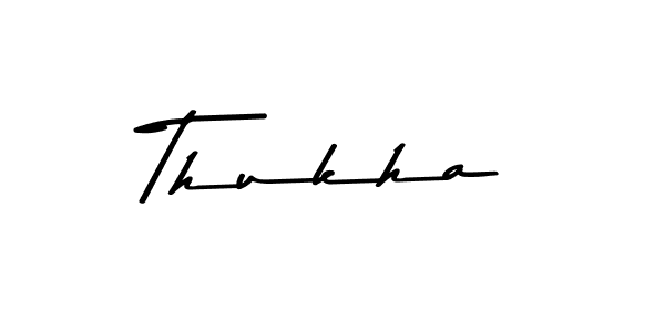 How to make Thukha name signature. Use Asem Kandis PERSONAL USE style for creating short signs online. This is the latest handwritten sign. Thukha signature style 9 images and pictures png
