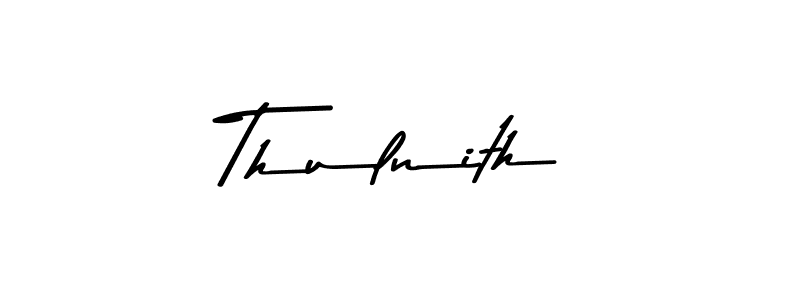 Similarly Asem Kandis PERSONAL USE is the best handwritten signature design. Signature creator online .You can use it as an online autograph creator for name Thulnith. Thulnith signature style 9 images and pictures png