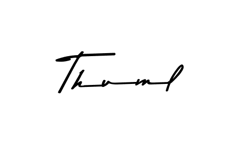 Thuml stylish signature style. Best Handwritten Sign (Asem Kandis PERSONAL USE) for my name. Handwritten Signature Collection Ideas for my name Thuml. Thuml signature style 9 images and pictures png