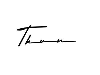 if you are searching for the best signature style for your name Thun. so please give up your signature search. here we have designed multiple signature styles  using Asem Kandis PERSONAL USE. Thun signature style 9 images and pictures png