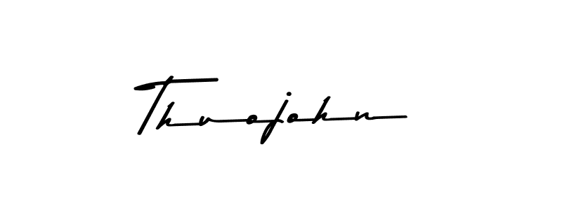 Asem Kandis PERSONAL USE is a professional signature style that is perfect for those who want to add a touch of class to their signature. It is also a great choice for those who want to make their signature more unique. Get Thuojohn name to fancy signature for free. Thuojohn signature style 9 images and pictures png