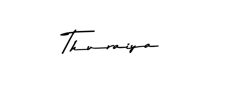 You should practise on your own different ways (Asem Kandis PERSONAL USE) to write your name (Thuraiya) in signature. don't let someone else do it for you. Thuraiya signature style 9 images and pictures png