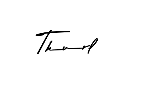 Asem Kandis PERSONAL USE is a professional signature style that is perfect for those who want to add a touch of class to their signature. It is also a great choice for those who want to make their signature more unique. Get Thurl name to fancy signature for free. Thurl signature style 9 images and pictures png