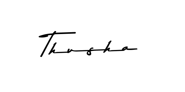 Also we have Thusha name is the best signature style. Create professional handwritten signature collection using Asem Kandis PERSONAL USE autograph style. Thusha signature style 9 images and pictures png