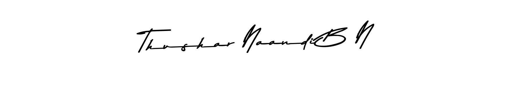 You can use this online signature creator to create a handwritten signature for the name Thushar Naandi B N. This is the best online autograph maker. Thushar Naandi B N signature style 9 images and pictures png