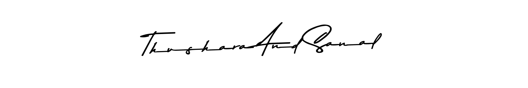 Here are the top 10 professional signature styles for the name Thushara And Sanal. These are the best autograph styles you can use for your name. Thushara And Sanal signature style 9 images and pictures png