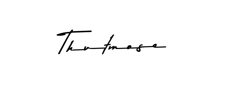 Design your own signature with our free online signature maker. With this signature software, you can create a handwritten (Asem Kandis PERSONAL USE) signature for name Thutmose. Thutmose signature style 9 images and pictures png