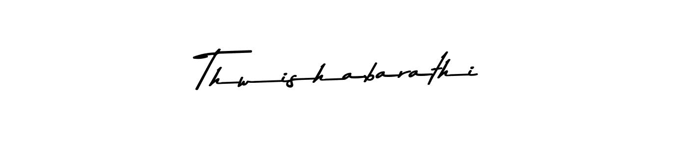 Use a signature maker to create a handwritten signature online. With this signature software, you can design (Asem Kandis PERSONAL USE) your own signature for name Thwishabarathi. Thwishabarathi signature style 9 images and pictures png