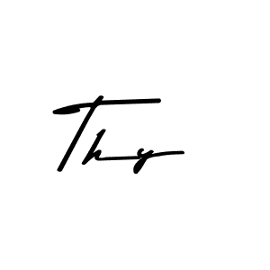 Similarly Asem Kandis PERSONAL USE is the best handwritten signature design. Signature creator online .You can use it as an online autograph creator for name Thy. Thy signature style 9 images and pictures png