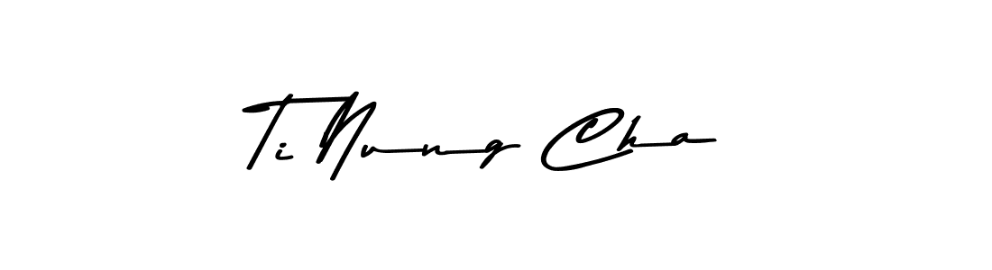 Ti Nung Cha stylish signature style. Best Handwritten Sign (Asem Kandis PERSONAL USE) for my name. Handwritten Signature Collection Ideas for my name Ti Nung Cha. Ti Nung Cha signature style 9 images and pictures png