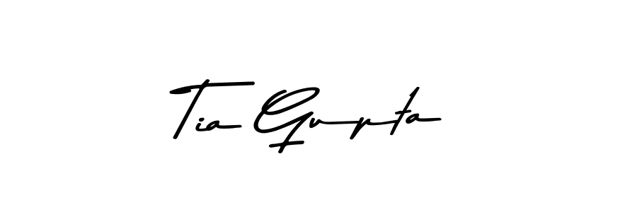 How to make Tia Gupta signature? Asem Kandis PERSONAL USE is a professional autograph style. Create handwritten signature for Tia Gupta name. Tia Gupta signature style 9 images and pictures png