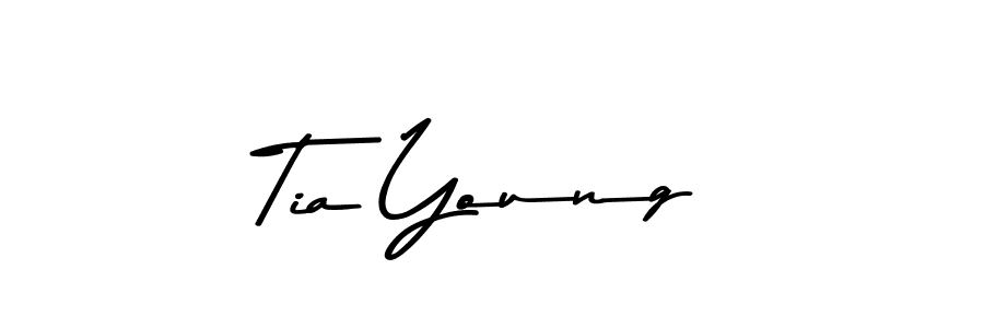 How to make Tia Young name signature. Use Asem Kandis PERSONAL USE style for creating short signs online. This is the latest handwritten sign. Tia Young signature style 9 images and pictures png