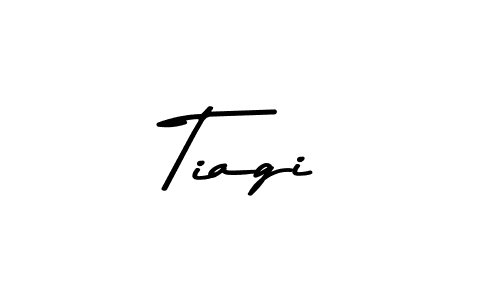 Design your own signature with our free online signature maker. With this signature software, you can create a handwritten (Asem Kandis PERSONAL USE) signature for name Tiagi. Tiagi signature style 9 images and pictures png