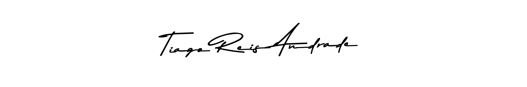 How to make Tiago Reis Andrade signature? Asem Kandis PERSONAL USE is a professional autograph style. Create handwritten signature for Tiago Reis Andrade name. Tiago Reis Andrade signature style 9 images and pictures png