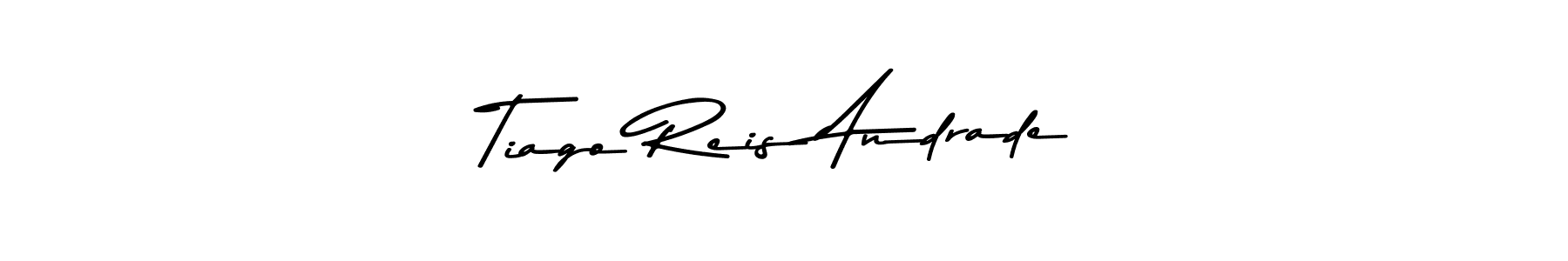 How to make Tiago Reis Andrade signature? Asem Kandis PERSONAL USE is a professional autograph style. Create handwritten signature for Tiago Reis Andrade name. Tiago Reis Andrade signature style 9 images and pictures png