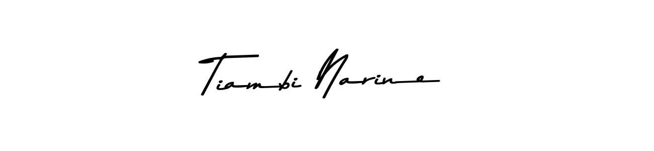 Asem Kandis PERSONAL USE is a professional signature style that is perfect for those who want to add a touch of class to their signature. It is also a great choice for those who want to make their signature more unique. Get Tiambi Narine name to fancy signature for free. Tiambi Narine signature style 9 images and pictures png