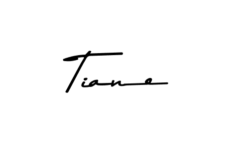 Use a signature maker to create a handwritten signature online. With this signature software, you can design (Asem Kandis PERSONAL USE) your own signature for name Tiane. Tiane signature style 9 images and pictures png