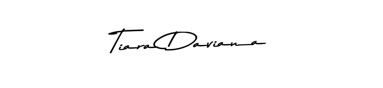 Design your own signature with our free online signature maker. With this signature software, you can create a handwritten (Asem Kandis PERSONAL USE) signature for name Tiara Daviana. Tiara Daviana signature style 9 images and pictures png