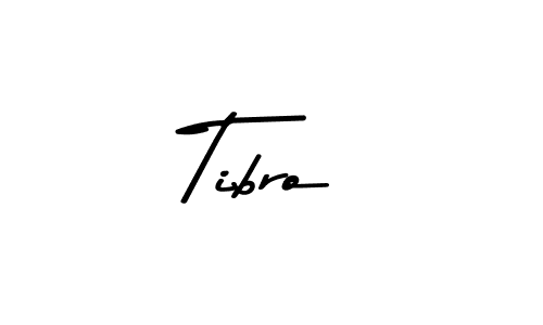 How to make Tibro name signature. Use Asem Kandis PERSONAL USE style for creating short signs online. This is the latest handwritten sign. Tibro signature style 9 images and pictures png