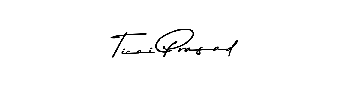 The best way (Asem Kandis PERSONAL USE) to make a short signature is to pick only two or three words in your name. The name Ticci Prasad include a total of six letters. For converting this name. Ticci Prasad signature style 9 images and pictures png