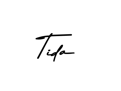 Design your own signature with our free online signature maker. With this signature software, you can create a handwritten (Asem Kandis PERSONAL USE) signature for name Tida. Tida signature style 9 images and pictures png
