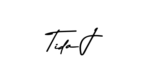 You should practise on your own different ways (Asem Kandis PERSONAL USE) to write your name (Tida J) in signature. don't let someone else do it for you. Tida J signature style 9 images and pictures png