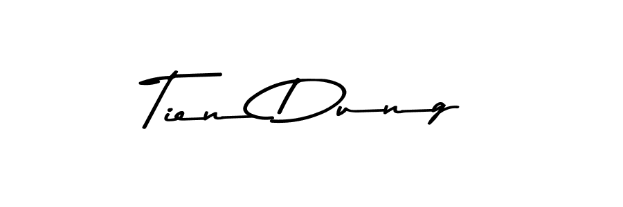 Also You can easily find your signature by using the search form. We will create Tien Dung name handwritten signature images for you free of cost using Asem Kandis PERSONAL USE sign style. Tien Dung signature style 9 images and pictures png