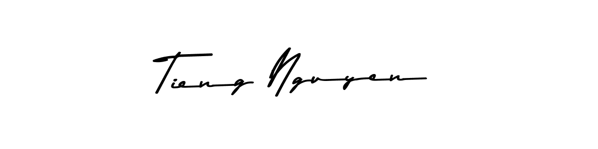 Make a beautiful signature design for name Tieng Nguyen. Use this online signature maker to create a handwritten signature for free. Tieng Nguyen signature style 9 images and pictures png