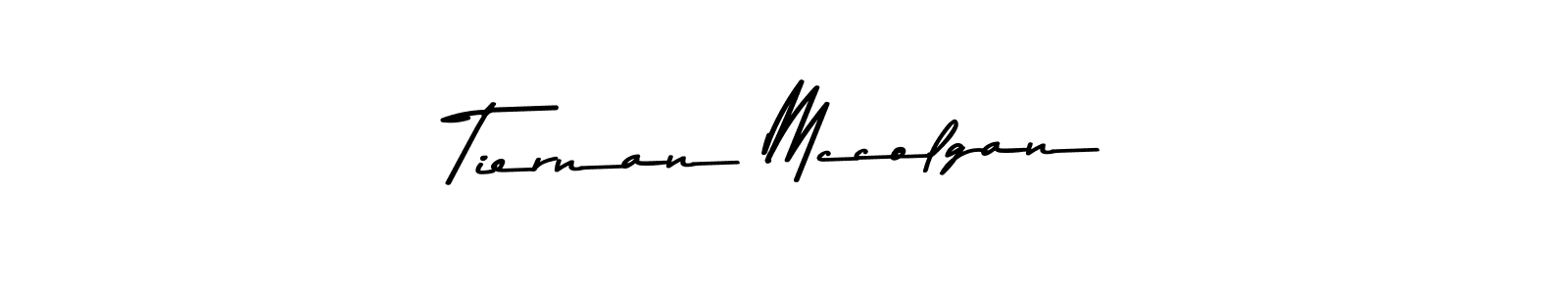 Create a beautiful signature design for name Tiernan Mccolgan. With this signature (Asem Kandis PERSONAL USE) fonts, you can make a handwritten signature for free. Tiernan Mccolgan signature style 9 images and pictures png