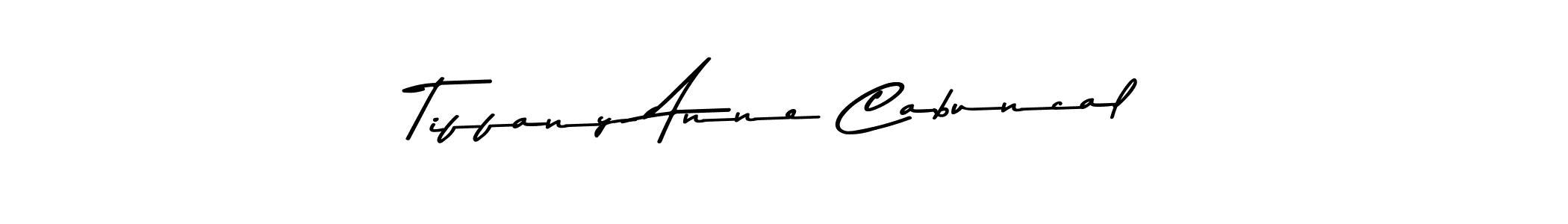 Use a signature maker to create a handwritten signature online. With this signature software, you can design (Asem Kandis PERSONAL USE) your own signature for name Tiffany Anne Cabuncal. Tiffany Anne Cabuncal signature style 9 images and pictures png
