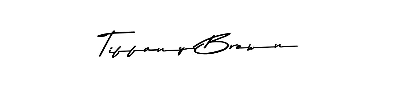 Make a beautiful signature design for name Tiffany Brown. With this signature (Asem Kandis PERSONAL USE) style, you can create a handwritten signature for free. Tiffany Brown signature style 9 images and pictures png