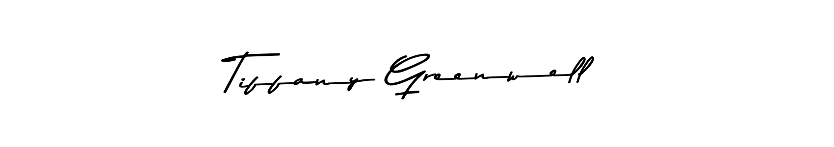 Make a beautiful signature design for name Tiffany Greenwell. With this signature (Asem Kandis PERSONAL USE) style, you can create a handwritten signature for free. Tiffany Greenwell signature style 9 images and pictures png