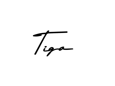 Design your own signature with our free online signature maker. With this signature software, you can create a handwritten (Asem Kandis PERSONAL USE) signature for name Tiga. Tiga signature style 9 images and pictures png