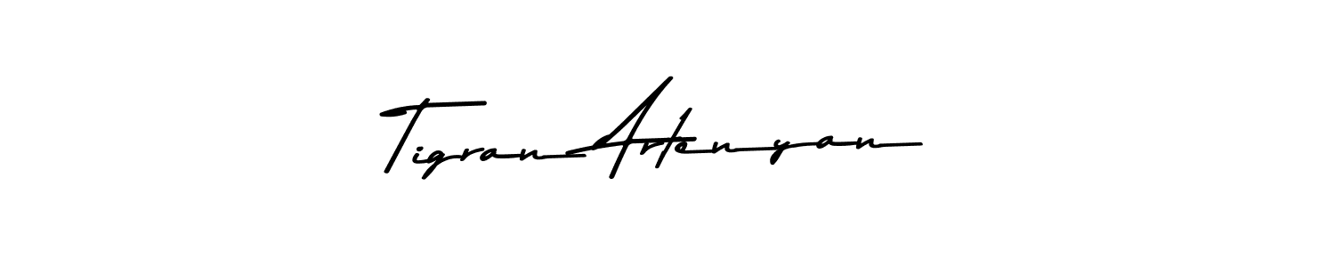 Make a beautiful signature design for name Tigran Artenyan. With this signature (Asem Kandis PERSONAL USE) style, you can create a handwritten signature for free. Tigran Artenyan signature style 9 images and pictures png