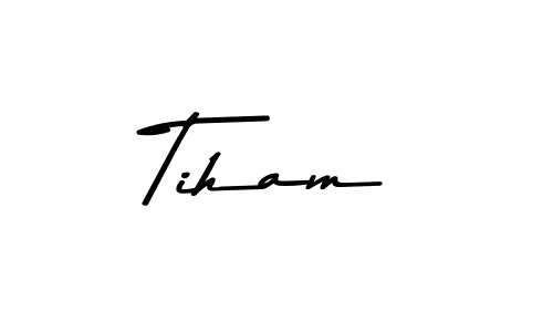 Make a beautiful signature design for name Tiham. Use this online signature maker to create a handwritten signature for free. Tiham signature style 9 images and pictures png