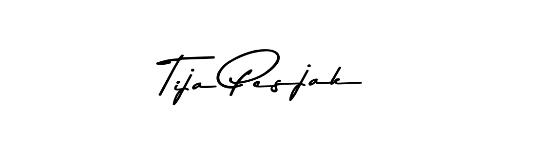 Also You can easily find your signature by using the search form. We will create Tija Pesjak name handwritten signature images for you free of cost using Asem Kandis PERSONAL USE sign style. Tija Pesjak signature style 9 images and pictures png