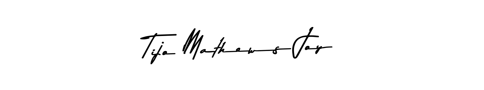 Create a beautiful signature design for name Tijo Mathews Joy. With this signature (Asem Kandis PERSONAL USE) fonts, you can make a handwritten signature for free. Tijo Mathews Joy signature style 9 images and pictures png