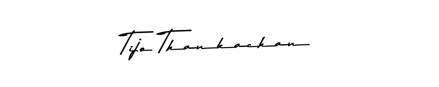 Tijo Thankachan stylish signature style. Best Handwritten Sign (Asem Kandis PERSONAL USE) for my name. Handwritten Signature Collection Ideas for my name Tijo Thankachan. Tijo Thankachan signature style 9 images and pictures png