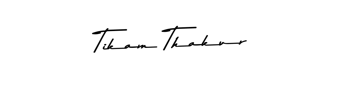 Make a short Tikam Thakur signature style. Manage your documents anywhere anytime using Asem Kandis PERSONAL USE. Create and add eSignatures, submit forms, share and send files easily. Tikam Thakur signature style 9 images and pictures png
