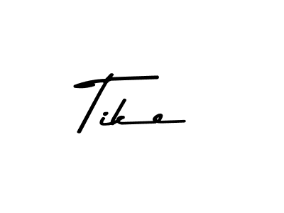 Design your own signature with our free online signature maker. With this signature software, you can create a handwritten (Asem Kandis PERSONAL USE) signature for name Tike. Tike signature style 9 images and pictures png