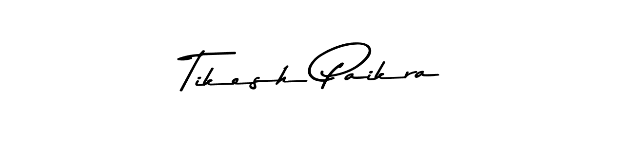 Design your own signature with our free online signature maker. With this signature software, you can create a handwritten (Asem Kandis PERSONAL USE) signature for name Tikesh Paikra. Tikesh Paikra signature style 9 images and pictures png