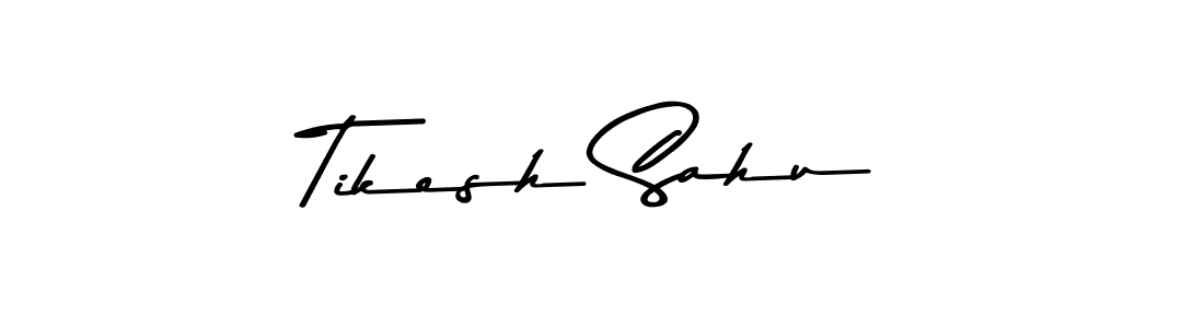 Asem Kandis PERSONAL USE is a professional signature style that is perfect for those who want to add a touch of class to their signature. It is also a great choice for those who want to make their signature more unique. Get Tikesh Sahu name to fancy signature for free. Tikesh Sahu signature style 9 images and pictures png