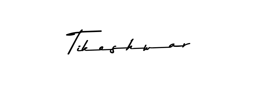 Tikeshwar stylish signature style. Best Handwritten Sign (Asem Kandis PERSONAL USE) for my name. Handwritten Signature Collection Ideas for my name Tikeshwar. Tikeshwar signature style 9 images and pictures png