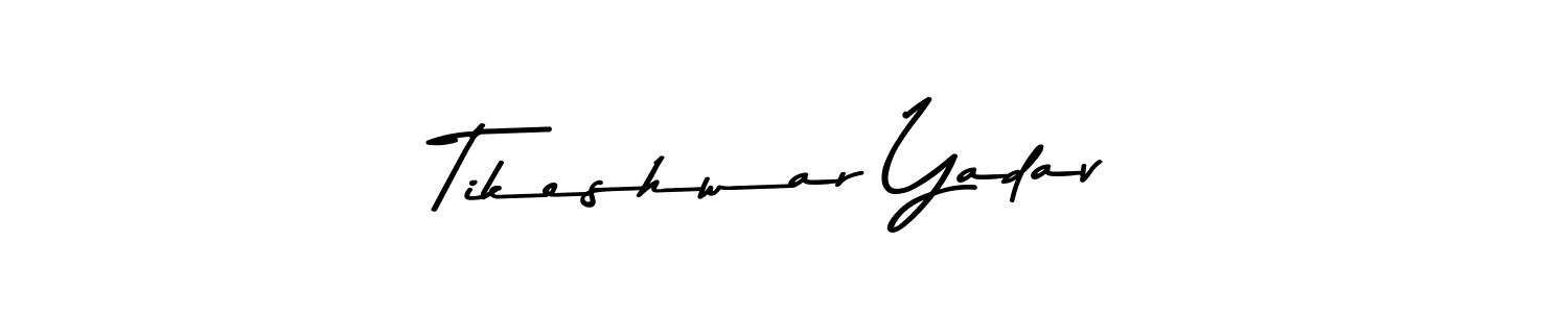 You should practise on your own different ways (Asem Kandis PERSONAL USE) to write your name (Tikeshwar Yadav) in signature. don't let someone else do it for you. Tikeshwar Yadav signature style 9 images and pictures png